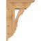 Ekena Millwork Olympic Traditional Smooth Bracket w/ Offset Brace, Western Red Cedar, 7 1/2"W x 18"D x 26"H BKT0806X18X26OLY01SWR - alternate 2
